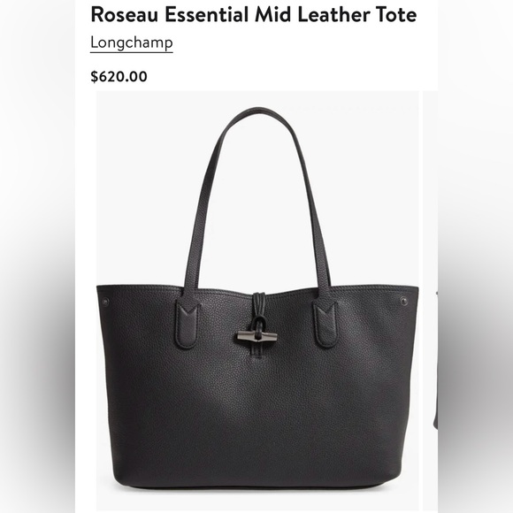 Longchamp Roseau Essential Shoulder Bag Medium - Picture 1 of 12